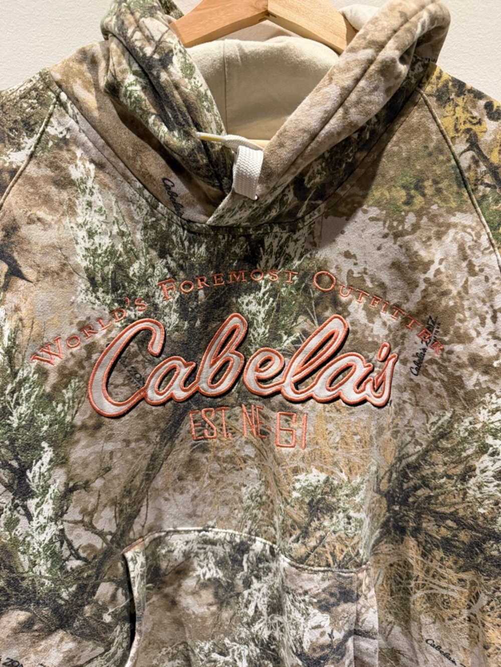 Cabela's Camo Logo Hoodie - Picture 3 of 5
